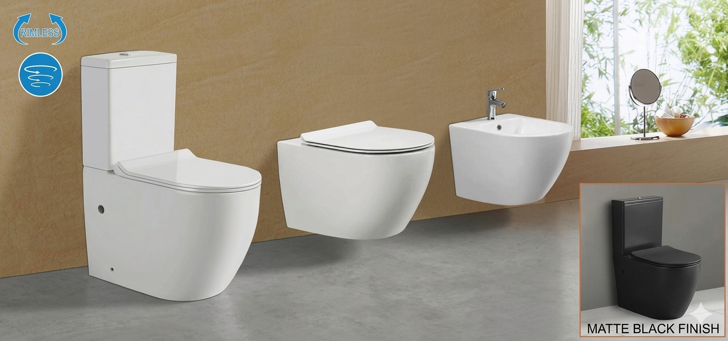 TWO-PIECE TOILET SET