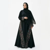 Embroidery on Chiffon Umbrella with Nida