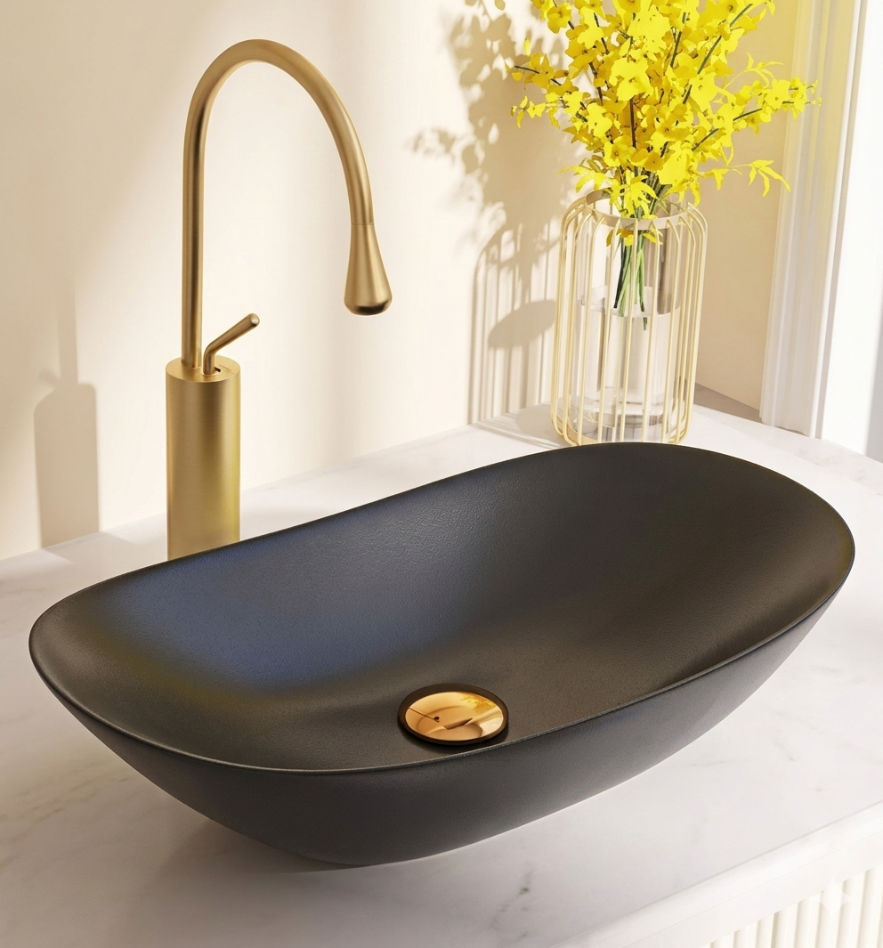 BLACK & WHITE ART BASIN