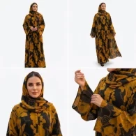 Floral Vivid Colour Chiffon with Handwork