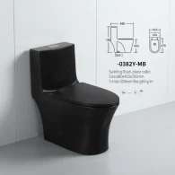 Swirling Rush One-Piece Toilet