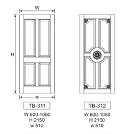 Melamine Door Skin – Woodgrain Texture