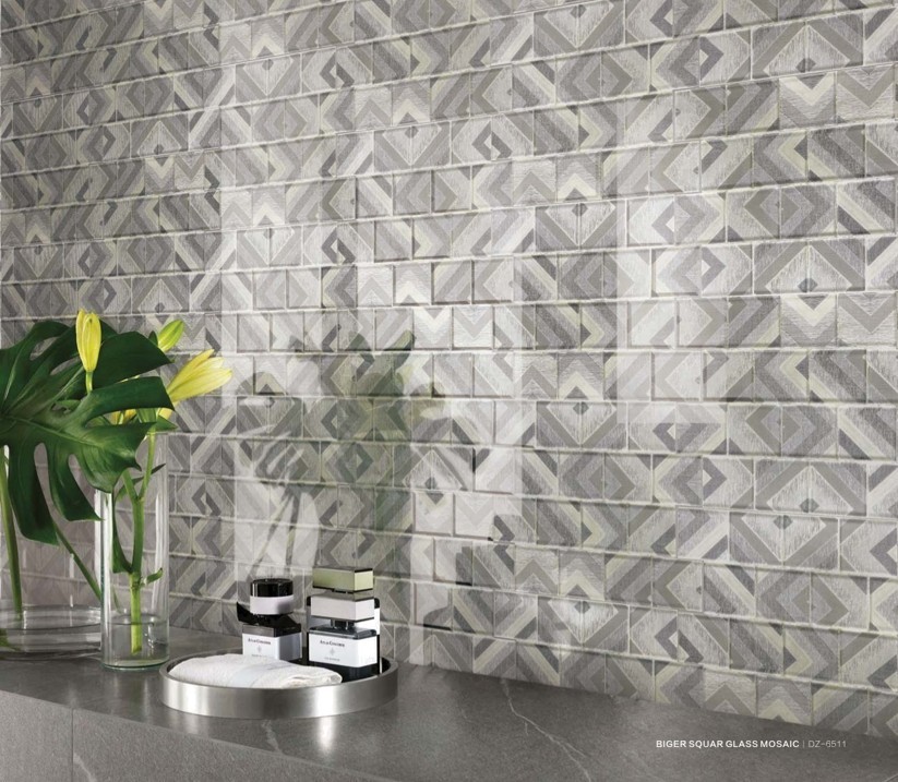 BIGER SQUAR GLASS MOSAIC | DZ-6511