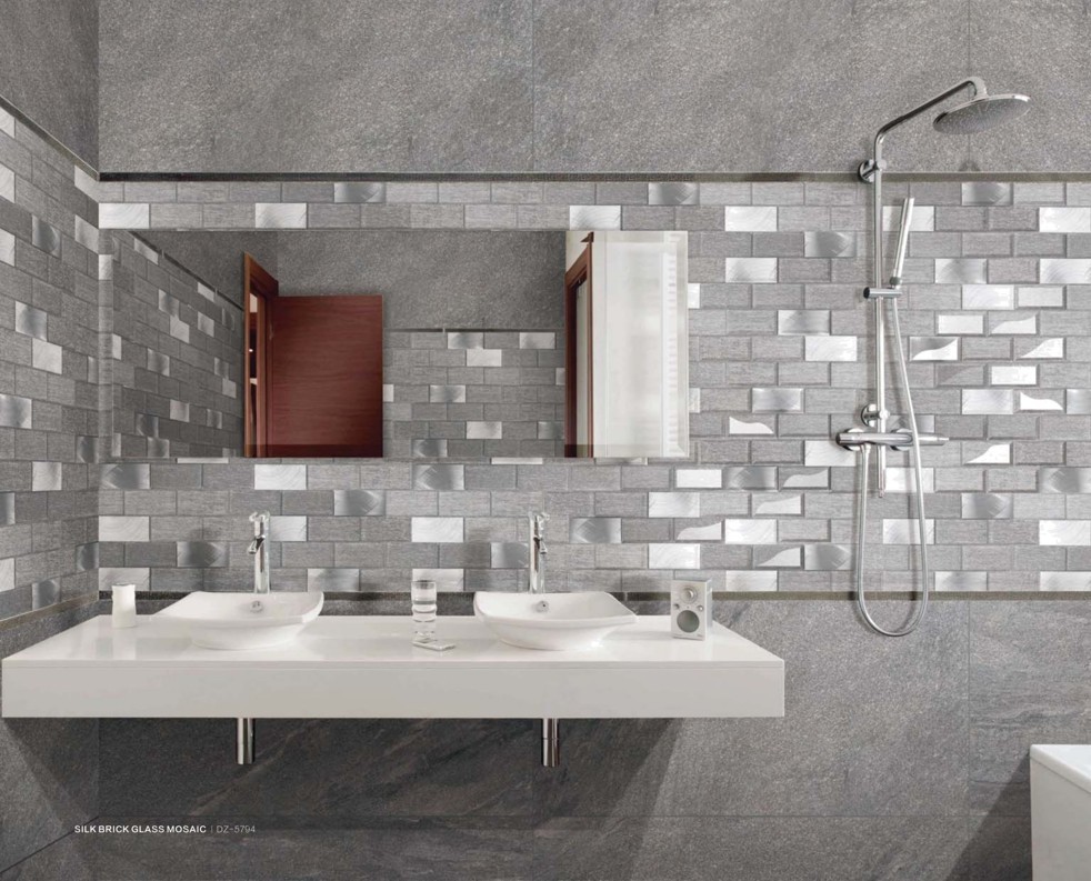 Silk Brick  Glass Mosaic DZ-5794