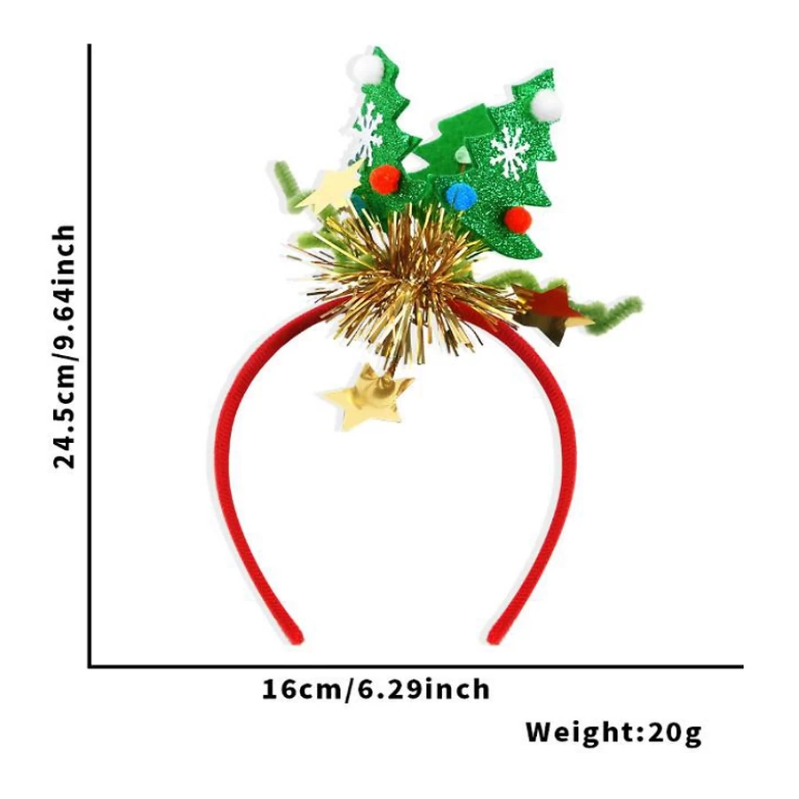 Christmas Glitter Reindeer Antlers Headband - PS116