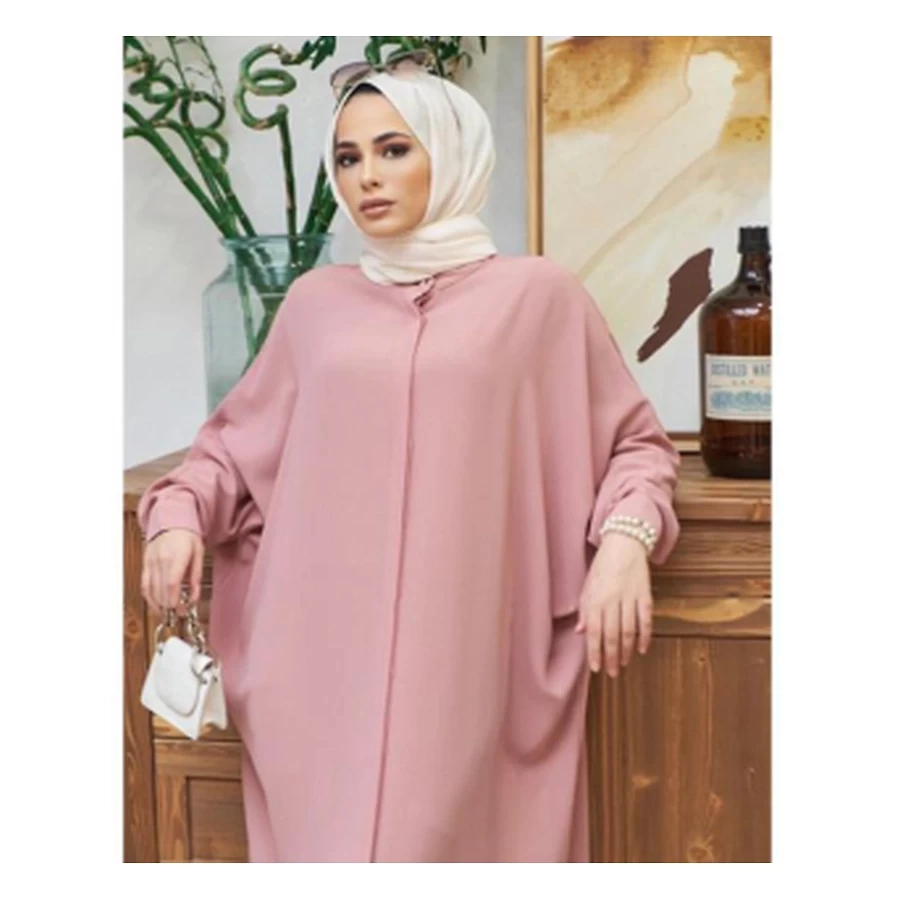Elegant Loose-Fit Nida Abaya ZY-1229