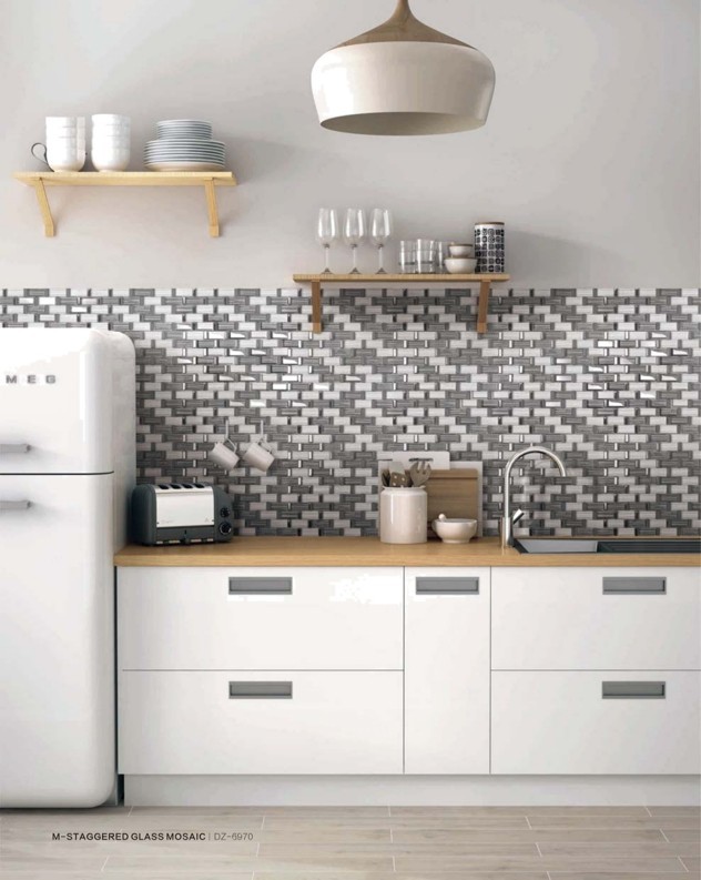 M-Staggered  Glass Mosaic DZ-6970