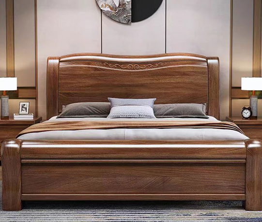 Solid Wood Bed Series