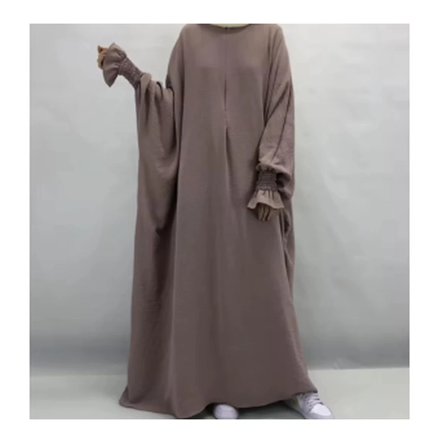 Elegant Flared Jazz Crepe Abaya -2217/616