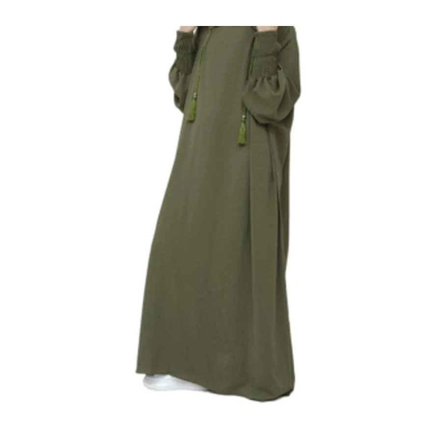 Elegant Flowing Crepe Abaya  #LR663