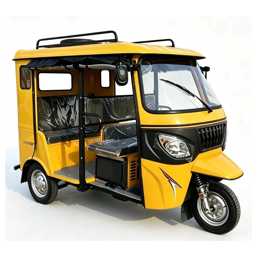 Gasoline Tuk Tuk – 200cc Water-Cooled Passenger Three-Wheeler