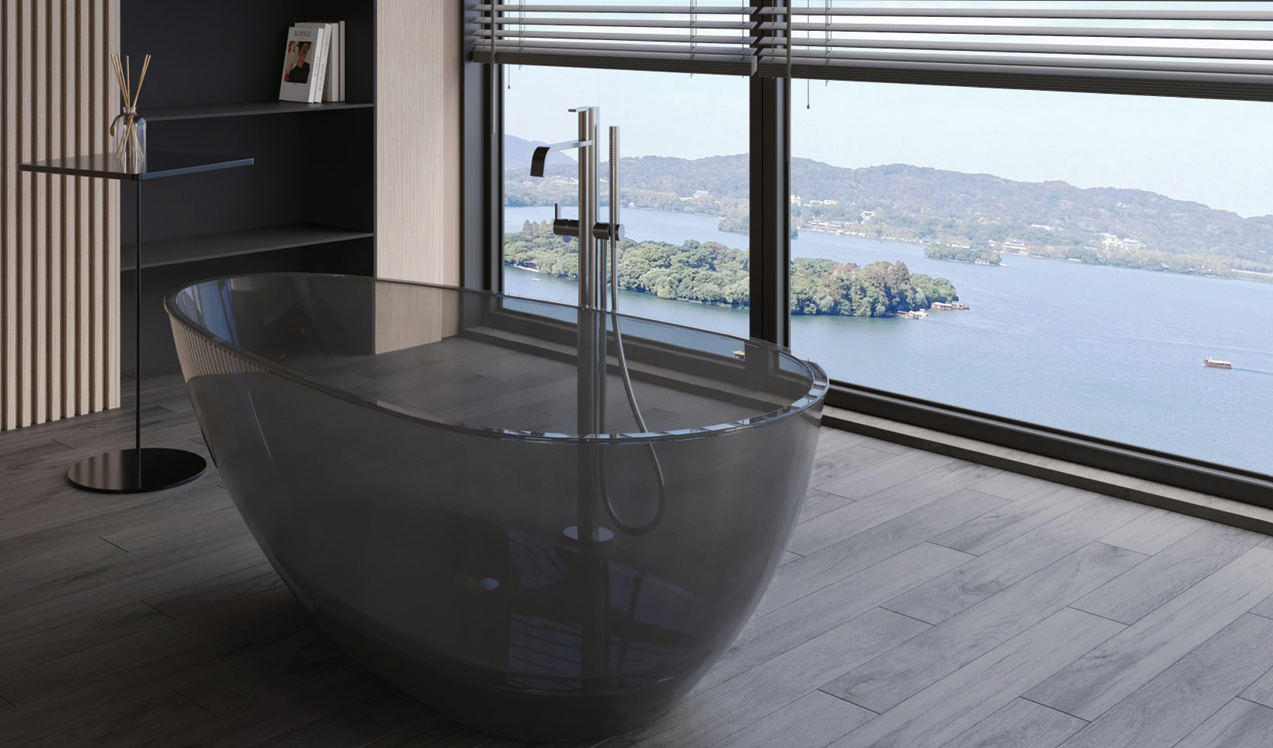 Acrylic Transparent Bathtub