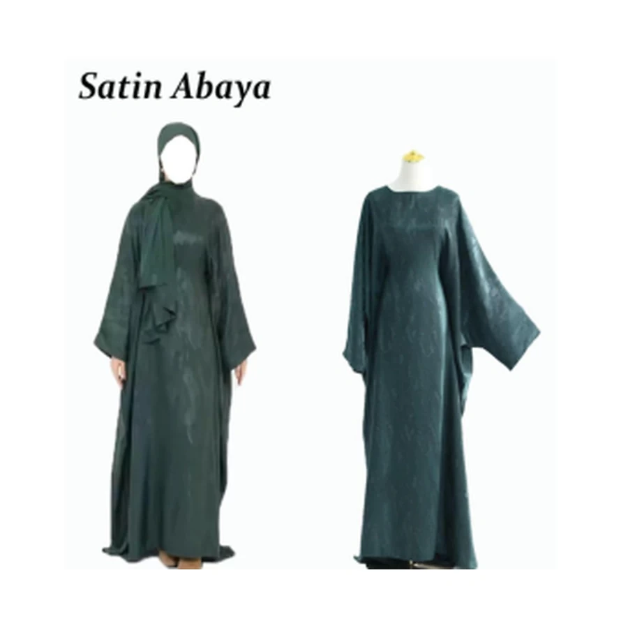 Premium Satin Flowing Abaya #ZL-LRDB002