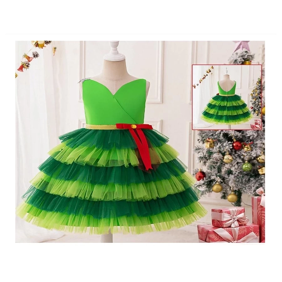 Girls Christmas Dress SD098